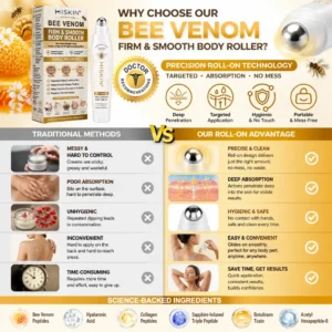 𝐇𝐈𝐒𝐊𝐈𝐍® BEE VENOM BIO-REVIVE BODY ROLLER
 – 𝐇𝐢𝐒𝐤𝐢𝐧
