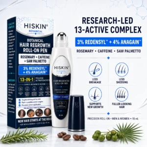 HISKIN® Botanical
      Hair Regrowth Roll-On Pen