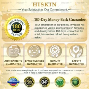 HISKIN® Bust Volume, Lift & Firming Nano Microneedle Patch Volufiline + Exosome + Copper Peptide Formula Powered by Cellular Renewal Technology