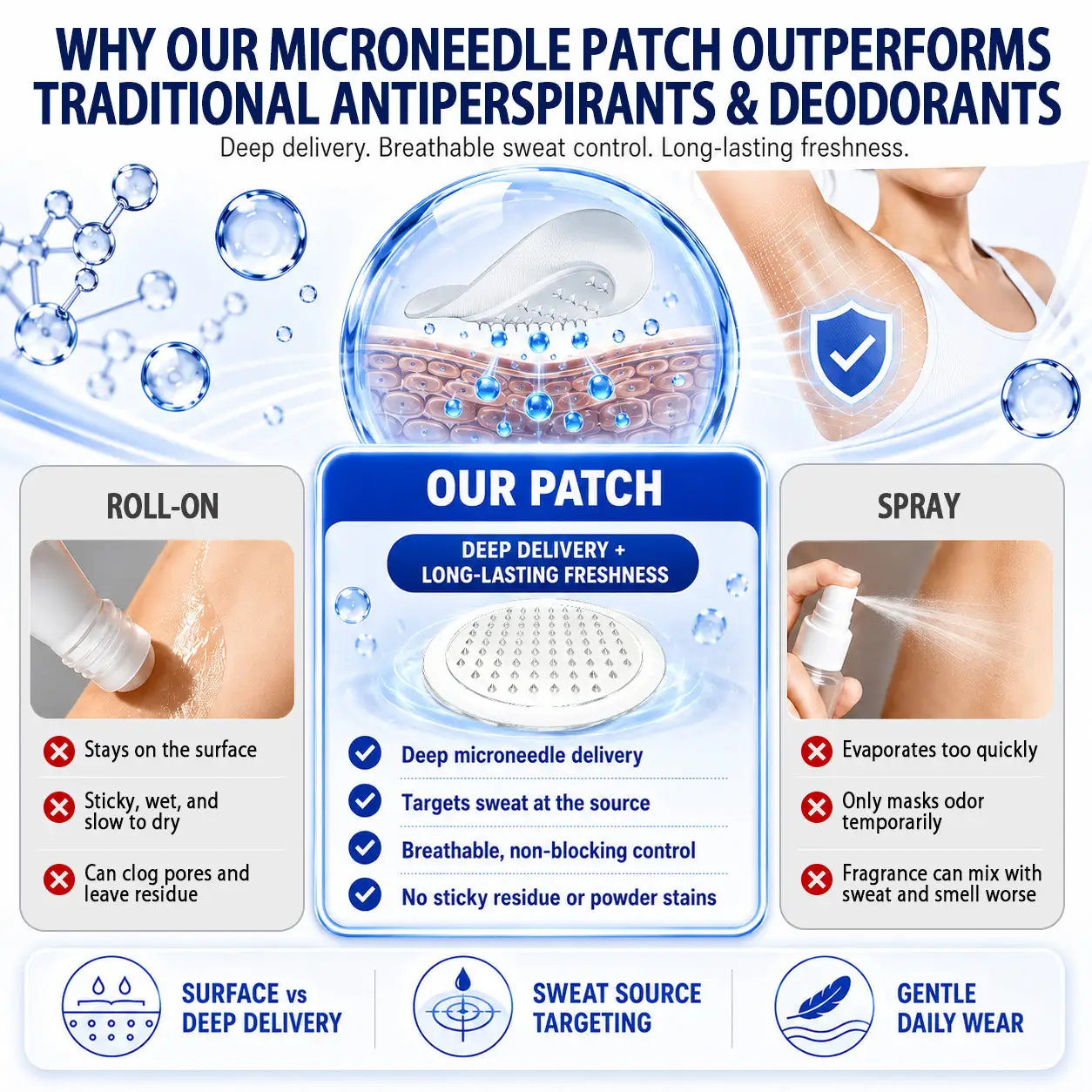 Hiskin® 2-in-1 Advanced Sweat Control & Deodorant Microneedle Patches
– HISKIN Glow