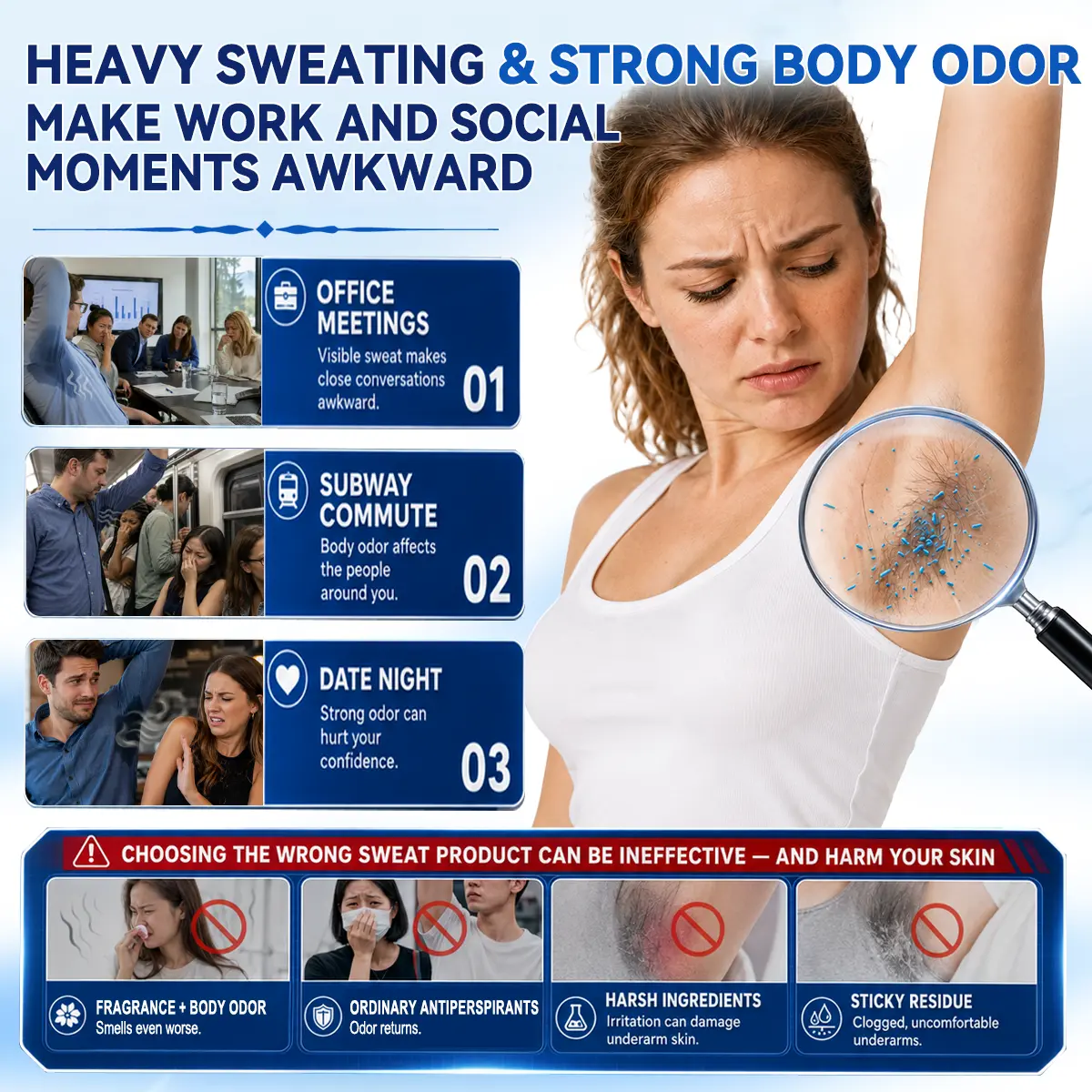 Hiskin® 2-in-1 Advanced Sweat Control & Deodorant Microneedle Patches
– HISKIN Glow
